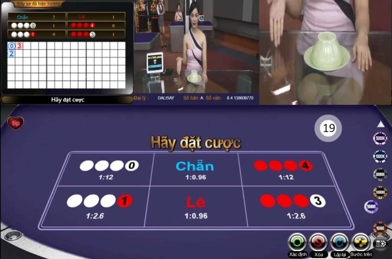 Bước 2: Chọn cửa cược và đặt cược